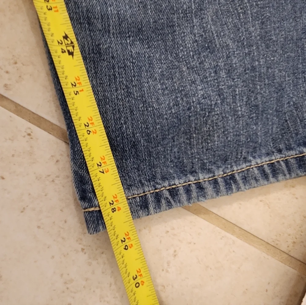 Mens Straight Leg Med Wash Blue Jeans Y2K Phat Farm Size‎ 34X28 READ #F932